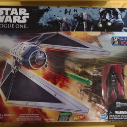 Star Wars Tie Striker With Pilot Figure and Nerf Missiles 