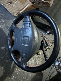Steering wheel with srs civic 1(contact info removed)