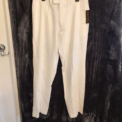 Men Cubavera Linen Mix Pants 34x30