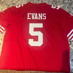 San Francisco 49ers Jersey Evans