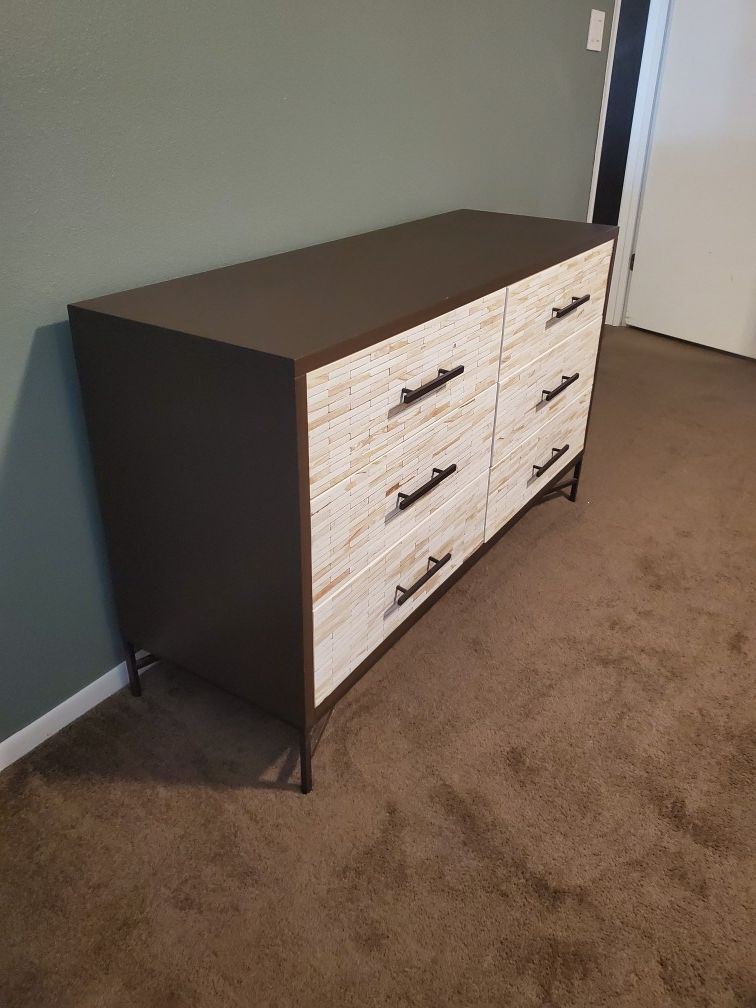 West Elm Wood Tiled 6Drawer Dresser for Sale in Houston, TX OfferUp