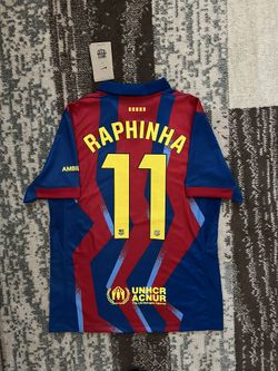 Fc Barcelona Raphinha Soccer Jersey