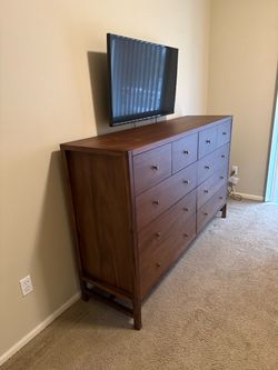 Pottery Barn Hector Bedroom Set – Like New | Dresser + 2 Nightstands
