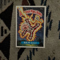 1986 Garbage Pail Kids 191A Trading Cards Sticker 
