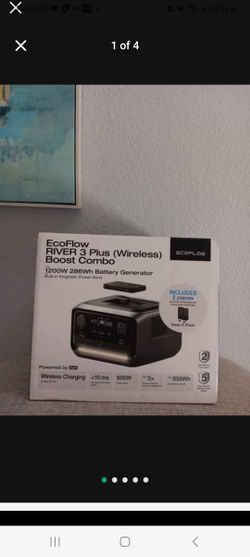 Eco flow 1200w. Battery generator plus 2 power bank