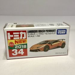 Tomica No.34 Lamborghini Huracan Performante Toy Car Sealed