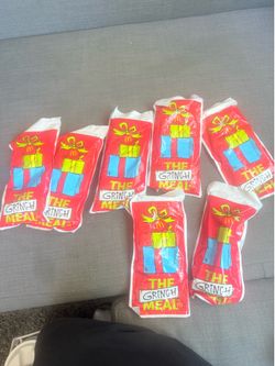 McDonald’s grinch socks lot
