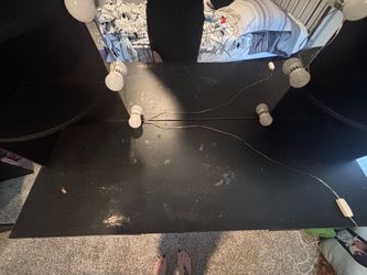 Black Vanity Mirror -NEED GONE ASAP