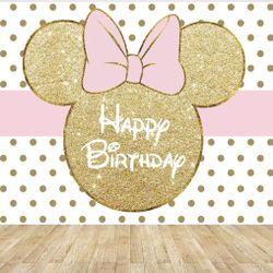 Minnie Mouse Birthday Banner 