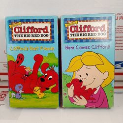 Vintage 2000 Clifford The Big Red Dog VHS Tapes