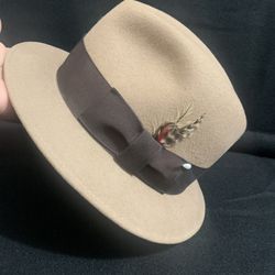 Capas Design Medium Brown Men's Fedora with Dark brown Band Size 7 WPL 5923