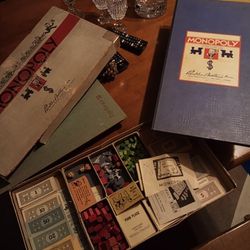 Very Rare 1946 White Box Multiple Game Set  