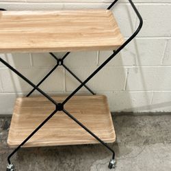 Wooden Table Cart