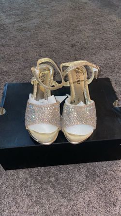 Golden High Heels