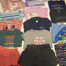 Girls Size 6 Lot Back To School Clothes PreOwned. 18 Pieces