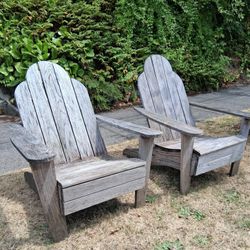 Pair Of Adirondack Chairs