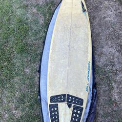 6’1 bill johnson custom shaped short Board 