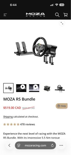 Moza racing sim