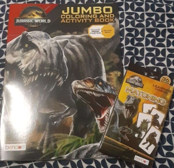 Set Of New Jurassic World Activities