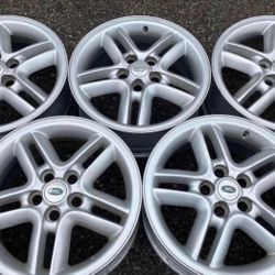 18” Range Rover Land Rover Discovery Wheels Rims Excellent Condition We Finance Set Of 5 Rims 