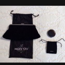 Mary Kay evening clutch and compact , each with their own dust bag. Fabric is velvet.