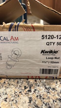 Kwikie Blank Duct Plugs 1 1/4 32mm QTY 50