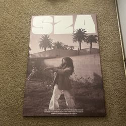 SZA canvas poster 