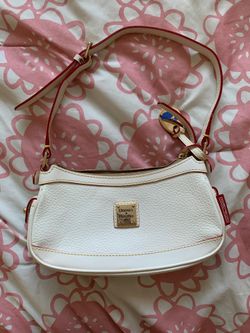 Dooney & Bourke White Pebble Grain Purse