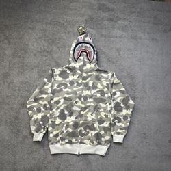 Bape Shark Zip Up Hoodie L