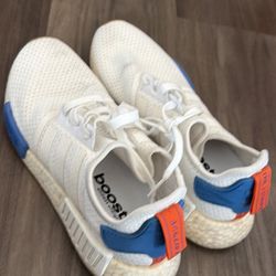 adidas NMD R1 Boost White Blue Gum men’s 8.5