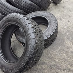only 2 used tires Lt33x12.50r20  Terrain Pro AMT A/T $170.00 BOTH