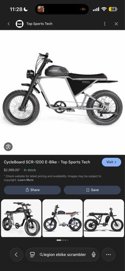 Legion e-bike scrambler
