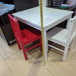 Kids Table And 3 Chairs