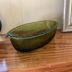 50%  OFF!  Vintage American Oval Glass Bowl