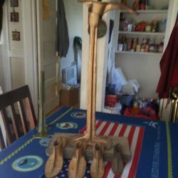 Antique shoes standard with 5 shoes.