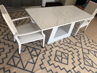 Table and 2 chairs