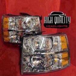 Chevy Silverado 2007. 2013 headlights.