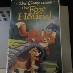 Fox And The Hound Rare Black diamond Classic VHS