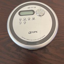 GPX Portable compact disc player Anti-Skip memory