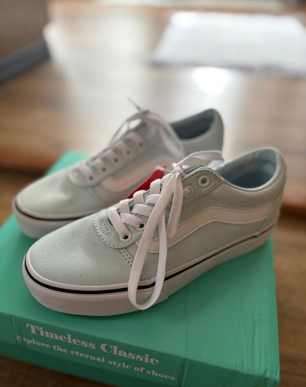 Brand New With Tags! Sky Blue Women’s Vans