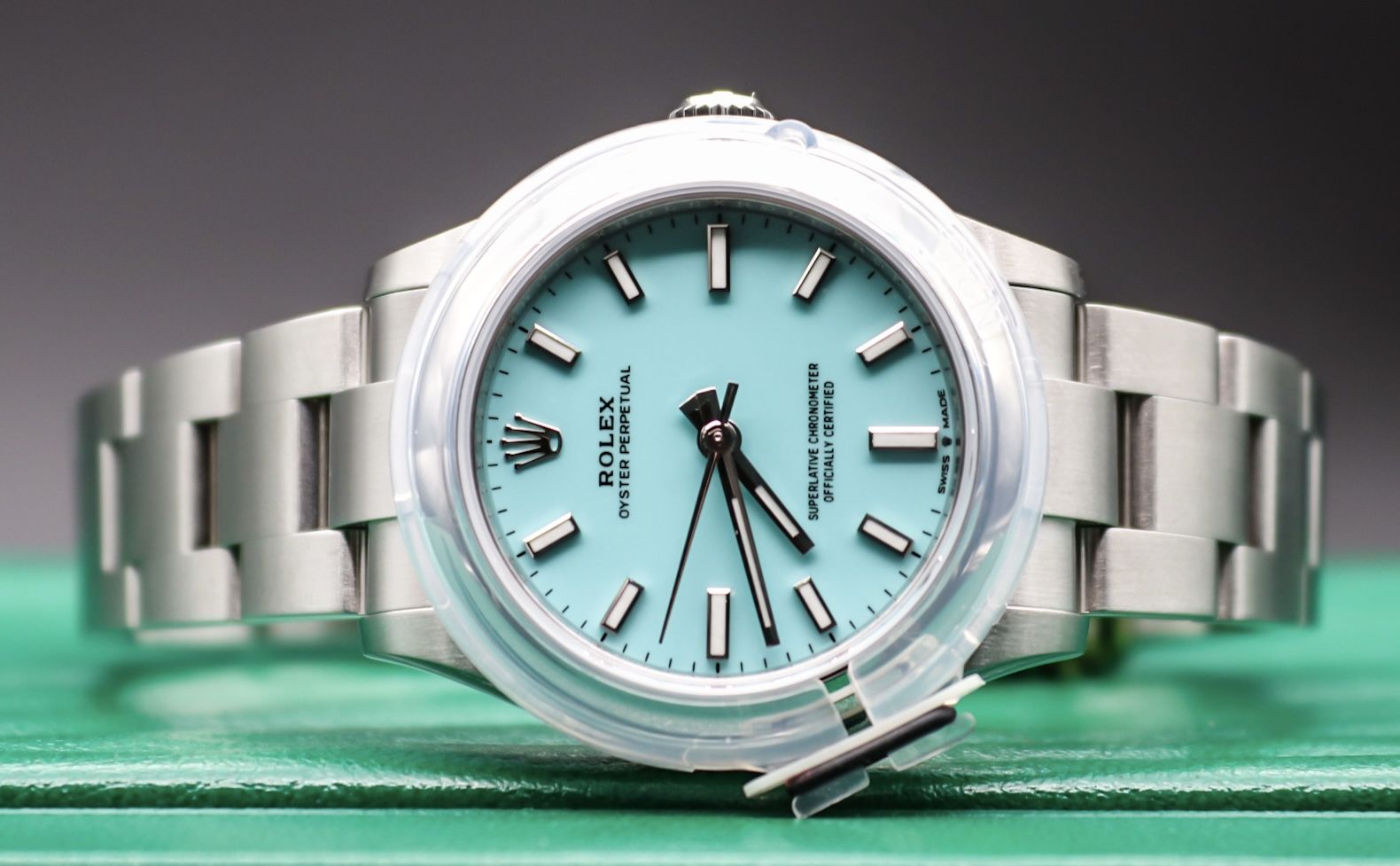 Rolex Oyster Perpetual. 31MM. Tiffany. Turquoise. NEW. 2024. 277200