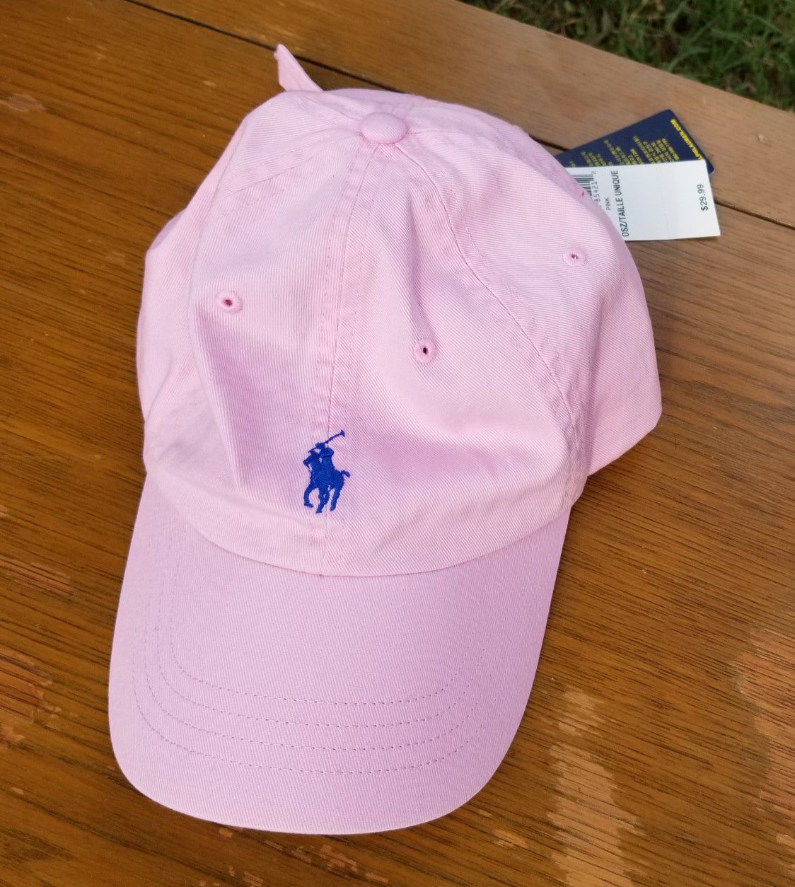 Polo Ralph Lauren light pink baseball hat/cap new with tags