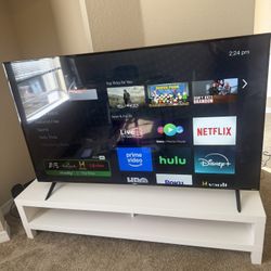 65” Smart Roku TV + IKEA TV Stand