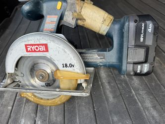 Ryobi P501 18V Cordless Circular Saw. Without charger.