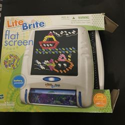 Discontinued Hasbro Lite-Brite Flat Screen With Storage Classic Toy