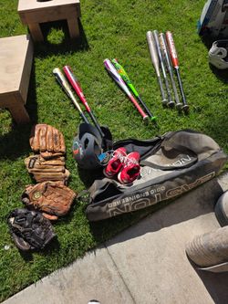 Adult and kids baseball/softball equipment