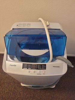 Panda 1.34 cu.ft Portable Washing Machine  w/ Rolling Cart