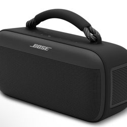 Bose SoundLink Max Portable Speaker, Large Waterproof Bluetooth Speaker, Up to 20 Hours of Battery Life, USB-C, Built-in 3.5mm AUX Input, Black