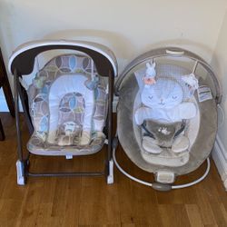 Fisher-Price Take-Along Swing & Seat &/or Ingenuity™ Twinkle Tails Bouncer
