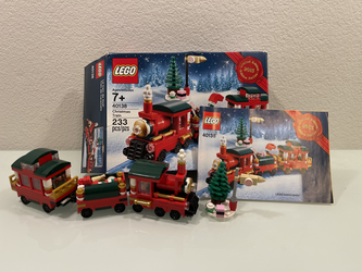 Open Box Lego Christmas Train 40138